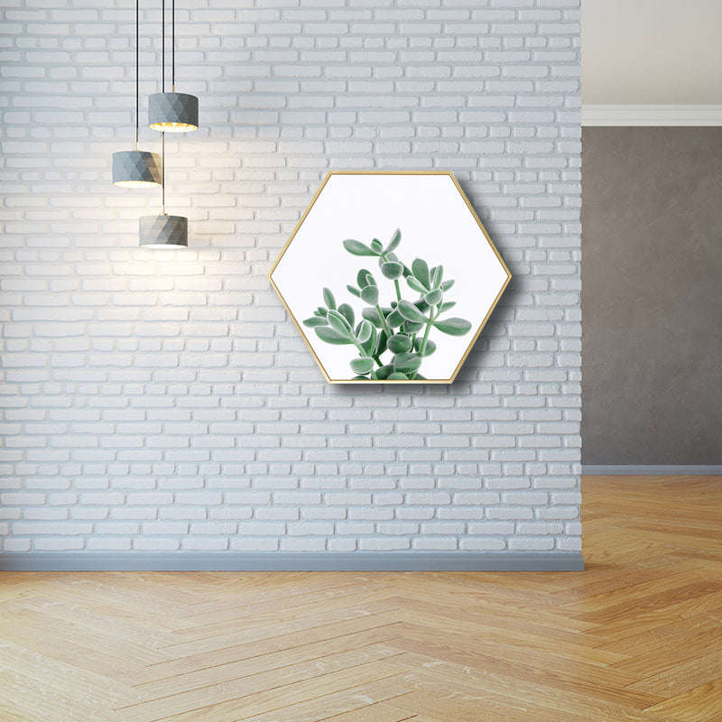 Frendorf | Botanische Blätter Wanddekoration Skandinavische Texturierte Badezimmer Leinwand, Verschiedene Größen