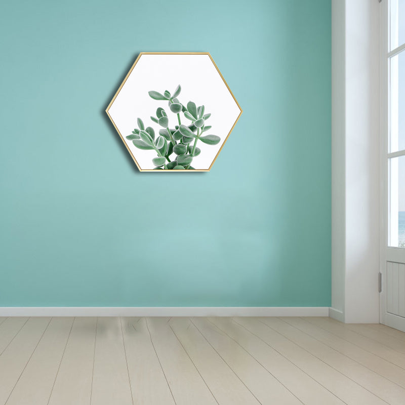 Frendorf | Botanische Blätter Wanddekoration Skandinavische Texturierte Badezimmer Leinwand, Verschiedene Größen