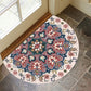 Frendorf | Bohemian Floral Pattern Teppich Multicolor Polyester Teppich Maschinenwaschbar Rutschfeste Rückseite Teppich für Wohnzimmer