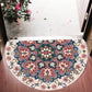 Frendorf | Bohemian Floral Pattern Teppich Multicolor Polyester Teppich Maschinenwaschbar Rutschfeste Rückseite Teppich für Wohnzimmer