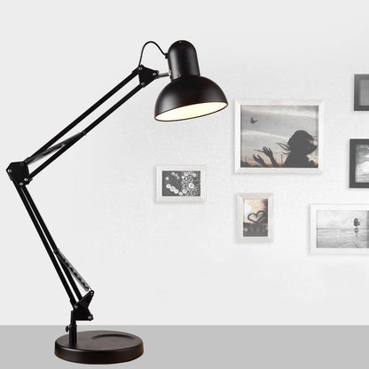 Dome Shade Task Desk Lamp Modernism Style Metall 1 Kopf Schlafzimmer Leselampe in Grün/Rot