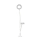 Frendorf | Metalen Ronde USB Spiegel Lamp Simpliciteit Zwart/Wit Afwerking Draagbare LED Vulfverlichting met Flexibele Arm
