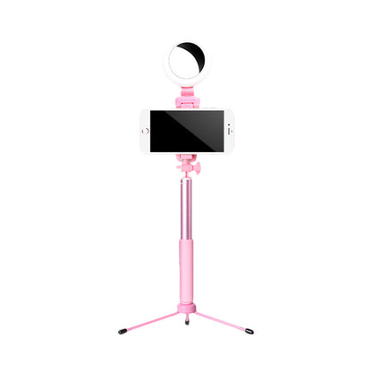 Frendorf | Modernist LED Spiegelbeleuchtung Pink Kreis USB Fülllampe mit Metallic-Schatten, Design für Handyhalter