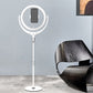 Frendorf | Moderne LED-Spiegel Lampe Schwarz/Weiß Rotierbarer Ring USB Live Fülllampe mit Metallschirm