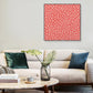 Pop Art Nahtloses Muster Leinwand Helle Farbillustration Geometrische Wandkunst Druck