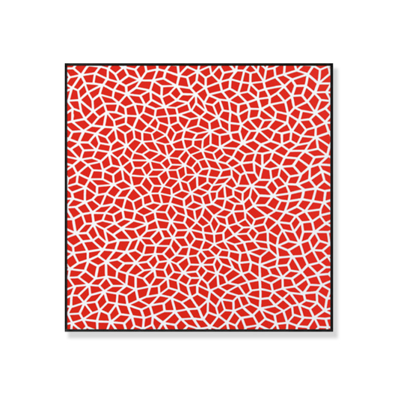 Pop Art Nahtloses Muster Leinwand Helle Farbillustration Geometrische Wandkunst Druck