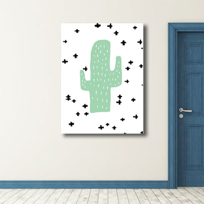 Frendorf | Bonsai Leinwand Wandkunst Nordisch Texturiertes Schlafzimmergemälde in Pastellfarbe, Mehrere Größen