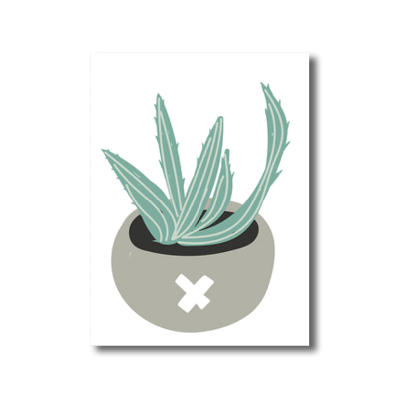 Frendorf | Bonsai Leinwand Wandkunst Nordisch Texturiertes Schlafzimmergemälde in Pastellfarbe, Mehrere Größen