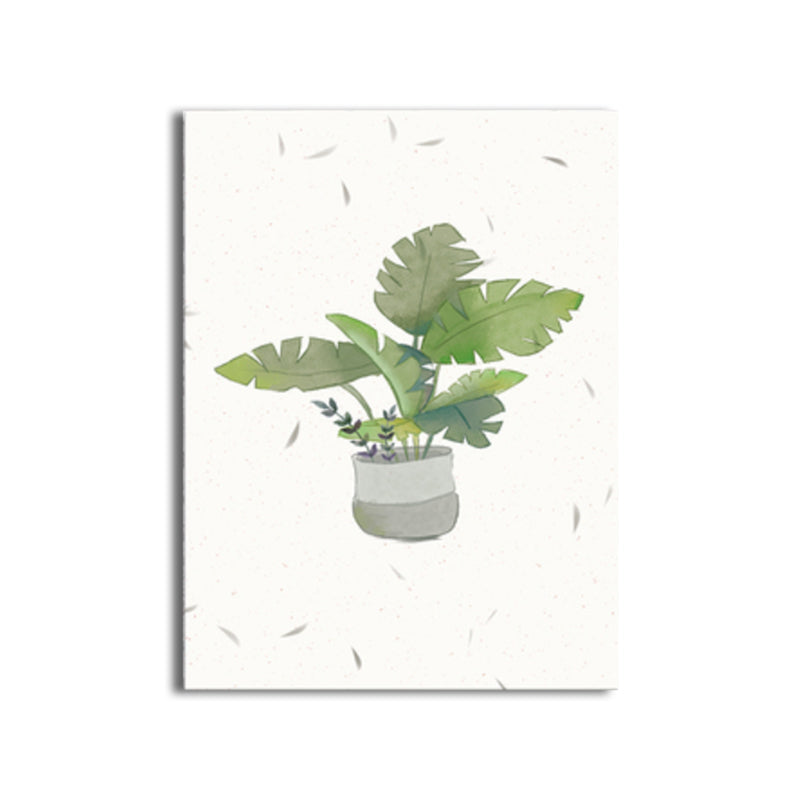 Frendorf | Botanische Anordnung Leinwand Nordic Style Texturiertes Wanddekor in sanften Farben für Zuhause