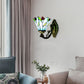 Frendorf | Glas in lood bloem en blad wandlamp 1 hoofd antiek Tiffany wandlicht in blauw voor keuken