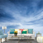 Frendorf | Blauw-Wit Luchtlandschap Muurdecoratie Dazzling Stars Achter Wolk Moderne Waterdichte Wandkunst