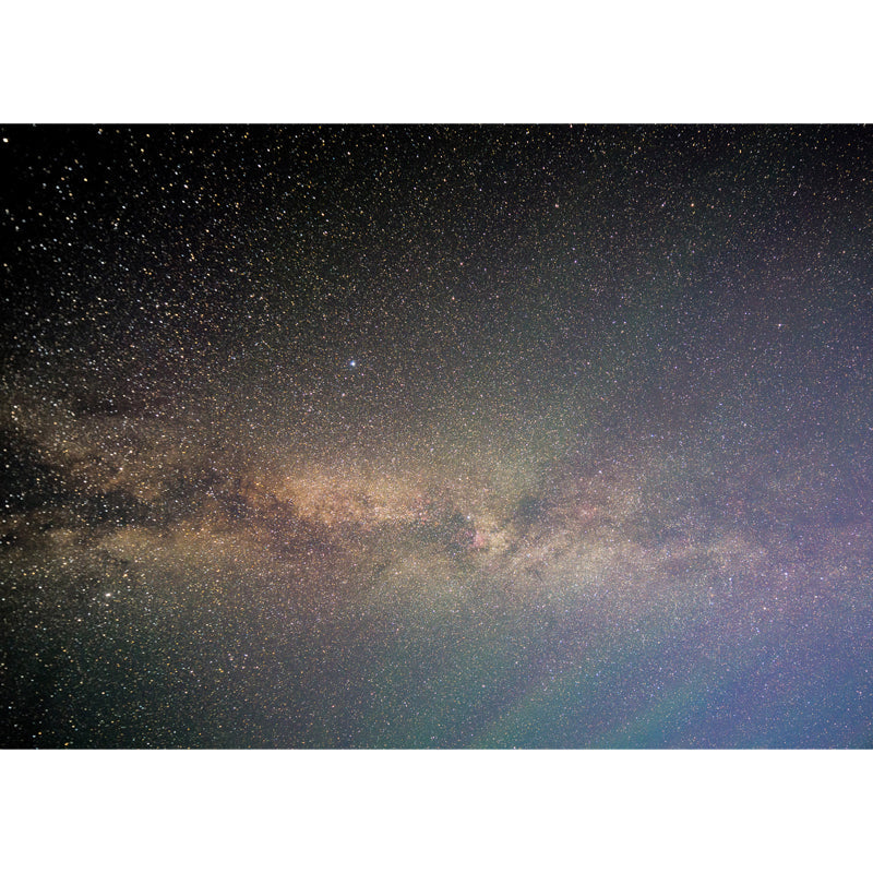 Ganzes Galaxy-Wand-Mural-Aufkleber Modern Faszinierender Nachthimmel Wandverkleidung in Lila-Gelb