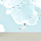 Giant Modern Mural Decal Weiche Farbe Himmel Landschaft Wanddekoration, Anpassbare Größe Verfügbar