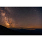 Ganznacht Berg Sternenhimmel Wandbild Schlafzimmer Sternenhimmel Wandverkleidung in Gelb-Schwarz, Größe Optional
