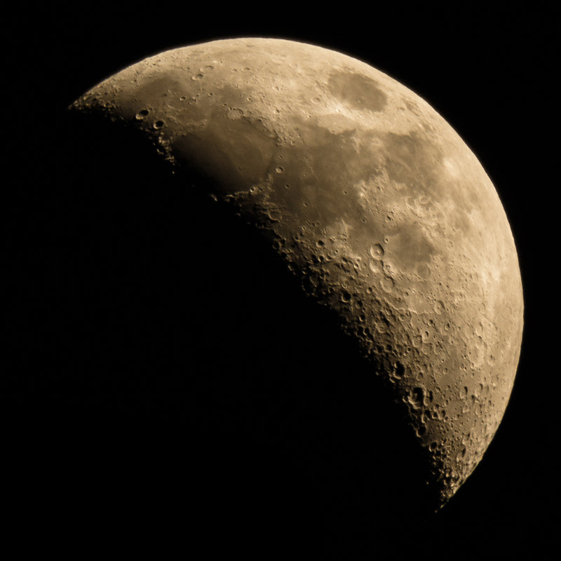 Realistische abnehmende Mond Wandmural für Kinderzimmer Astronomie Wandverkleidung, benutzerdefinierter Druck