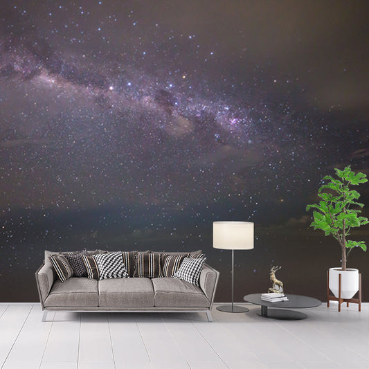 Funkelnde Sterne Wandtapete für das Schlafzimmer Milchstraße Wanddekoration, maßgeschneiderter Druck