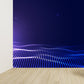 Futuristische abstrakte Grafik Wandmalerei für das Jungenzimmer individuell gestaltete Wandverkleidung in sanften Farben