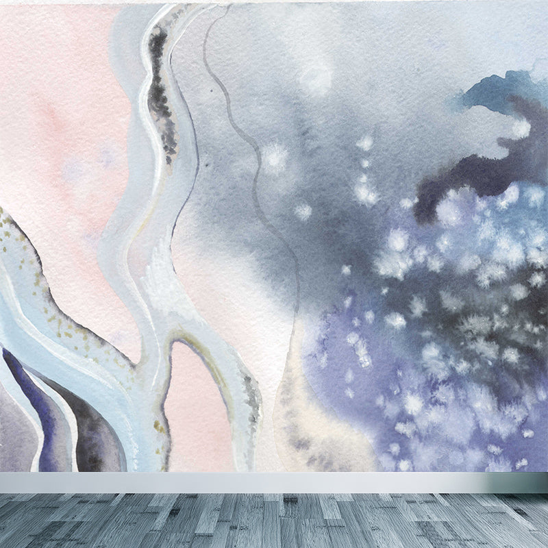 Frendorf | Lichte kleur abstracte grafische muur vlekbestendige hedendaagse badkamer wandbekleding