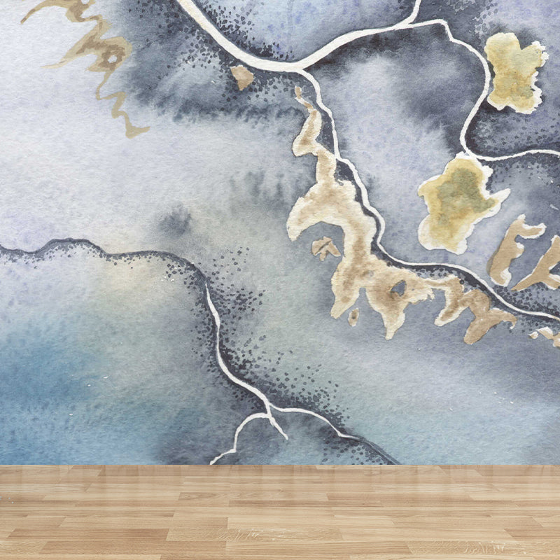 Frendorf | Lichte kleur abstracte grafische muur vlekbestendige hedendaagse badkamer wandbekleding