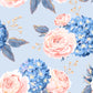 Ganzrose Wandverkleidung Wandbild Wohnzimmer Blumen Wandkunst in sanften Farben für Dekoration