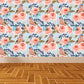 Ganzrose Wandverkleidung Wandbild Wohnzimmer Blumen Wandkunst in sanften Farben für Dekoration