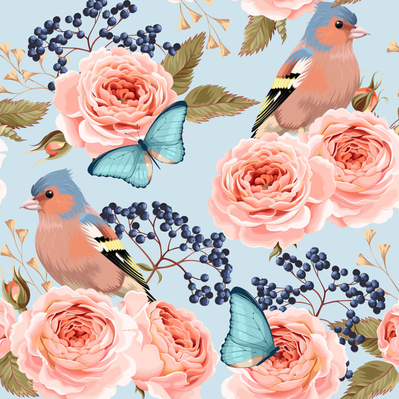 Ganzrose Wandverkleidung Wandbild Wohnzimmer Blumen Wandkunst in sanften Farben für Dekoration
