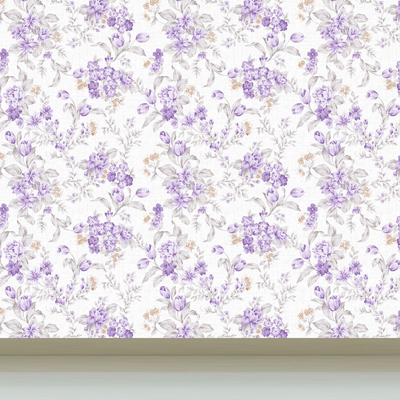 Wasserfeste Blumen Wandtattoo Anpassbare Moderne Wandverkleidung für Hausinterieur
