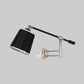 Gold/Silber Rotierbare Arm Wand sconce Licht Armatur Metall 1 Glühbirne Schlafzimmer Wandmontierte Lampe mit schwarzem Barrel Schirm