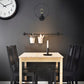 Frendorf | 1 Glühbirne Metall Wandbeleuchtung Vintage Schwarze Ausführung Rad Restaurant Wandlampe