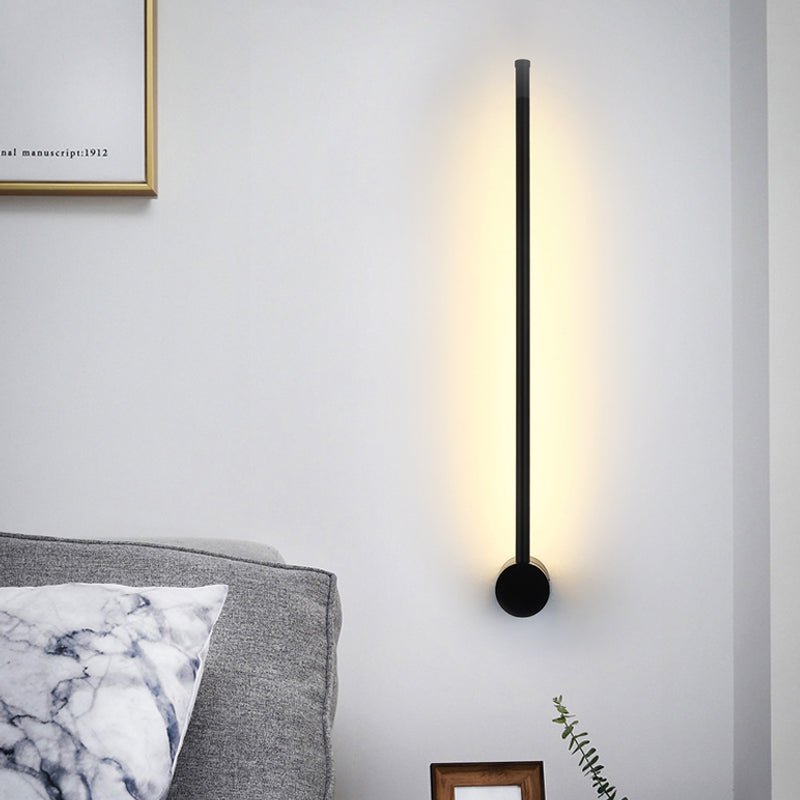 Frendorf | Needle Sword Iron Wandlamp Fixture Simplicity Zwart 23,5/31,5 Inch Hoog LED Sconce Ideeën voor Lounge