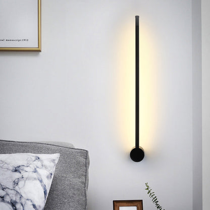 Frendorf | Needle Sword Iron Wandlamp Fixture Simplicity Zwart 23,5/31,5 Inch Hoog LED Sconce Ideeën voor Lounge