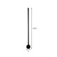 Frendorf | Needle Sword Iron Wandlamp Fixture Simplicity Zwart 23,5/31,5 Inch Hoog LED Sconce Ideeën voor Lounge
