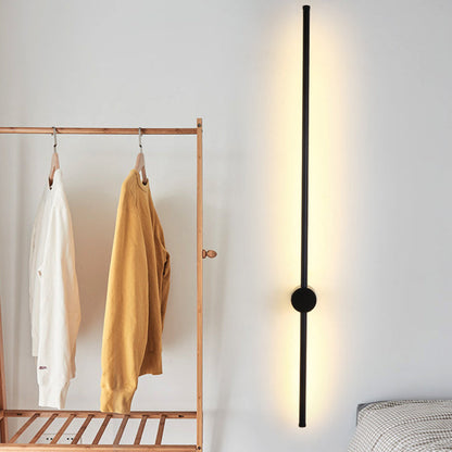 Frendorf | Needle Sword Iron Wandlamp Fixture Simplicity Zwart 23,5/31,5 Inch Hoog LED Sconce Ideeën voor Lounge