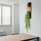 Frendorf | Tubular Cage Corridor Wall Lighting Farm Iron 1-Head Gelb und Grün/Weiß/Lila und Weiß Wandleuchte mit Kunstblume