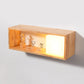 Frendorf | Fillet/Rechte Hoek Rechte Wandlamp Nordic Hout 1 Kop Nachtkastje Opbouw Wandlamp met Rekfunctie