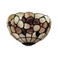 Frendorf | Shell Desert Rose Wandlamp met Halve Cirkel Vorm Tiffany Stijl Wandlamp in Beige voor Hotel Restaurant