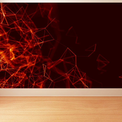 Frendorf | Magisch Structuur Diagram Wandmuur Modern Non-Woven Materiaal Wandbekleding