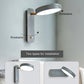 Frendorf | IllumiTurn – Nordic LED Drehbare Wandleuchte | Macaron Design | Verstellbare Beleuchtung