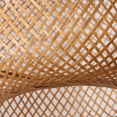 Frendorf | Zenoku Bambus Hängeleuchte | Traditionelles Design | Natürliche Eleganz | Beleuchtung fürs Wohnzimmer