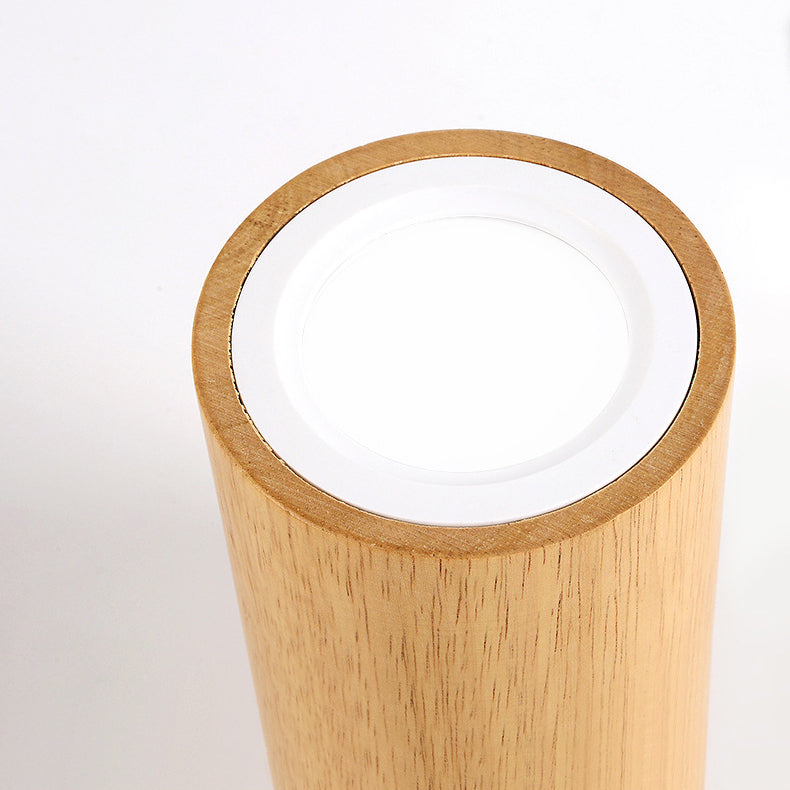Frendorf | LumaKube Nordic Design LED Deckenleuchte | Holzoptik | Flush Mount | Warmweiß oder Kaltweiß | Stilvolle Beleuchtung für Zuhause