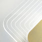Frendorf | Luxoria Geo LED Wandleuchte | Goldenes Geometrisches Design | Acryl & Modern | Warmes Licht