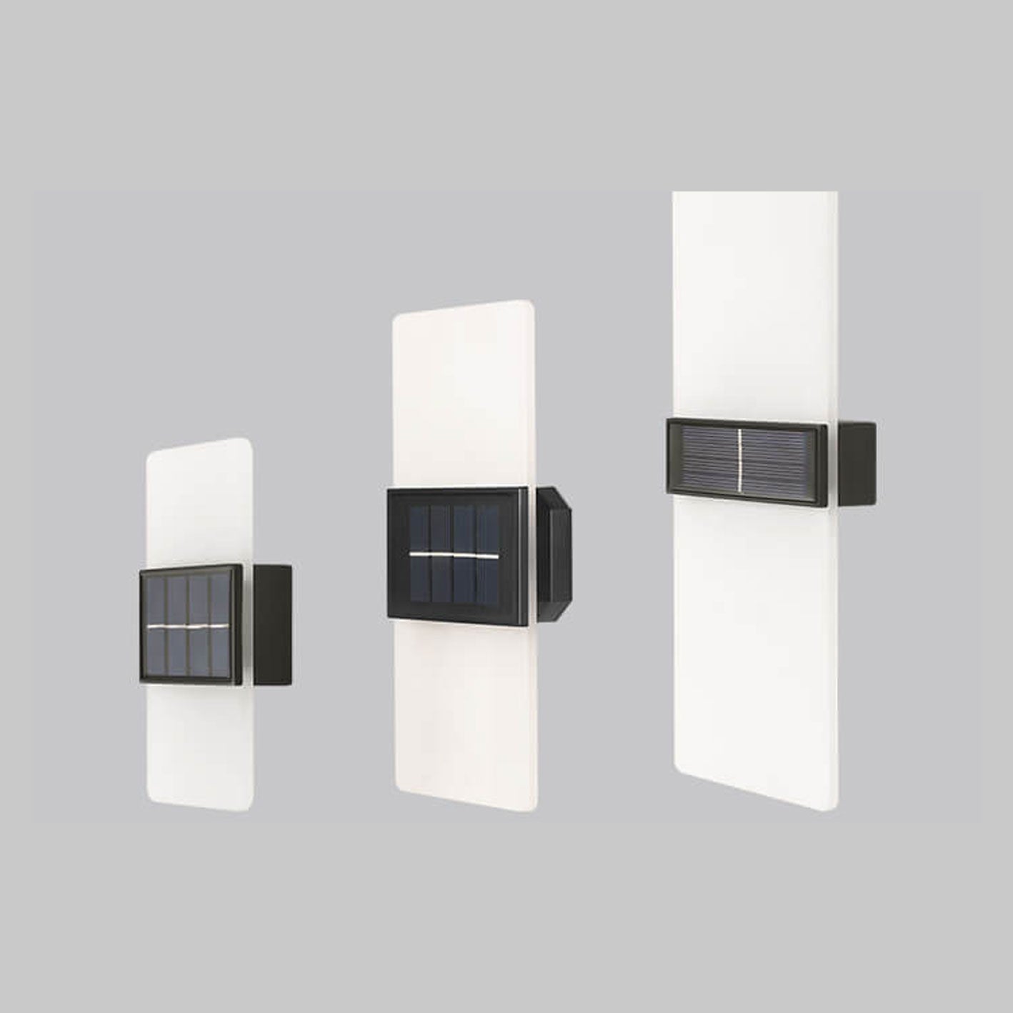 Frendorf | LumaZen Solar LED-Wandlampe | Wetterfest | Solarbetriebene Außenbeleuchtung | Garten- & Terrassen-Deko