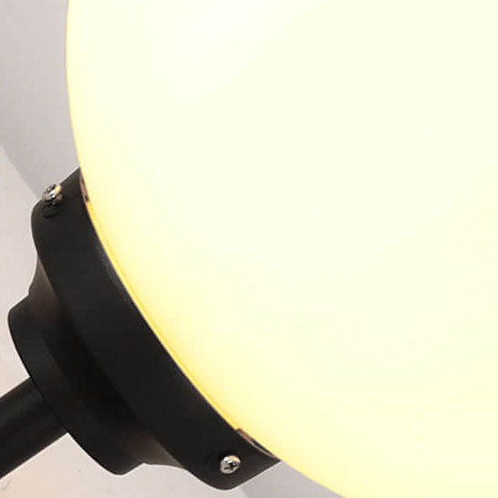 Moderne Outdoor Solar Runde Ball Wasserdichte LED Wandleuchte lampe