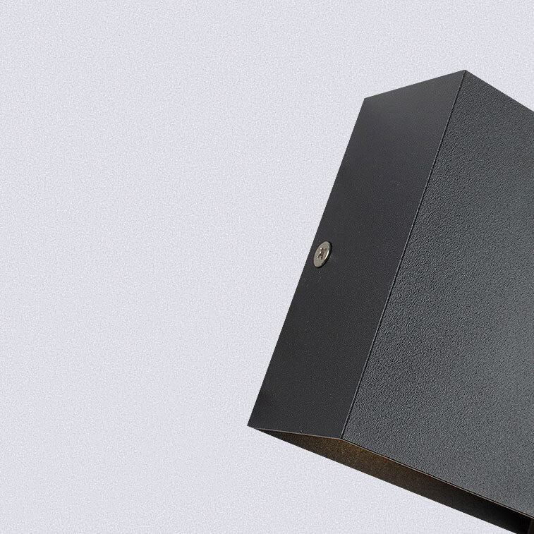 Moderne Minimalistische Quadratische Aluminium LED Wandleuchte