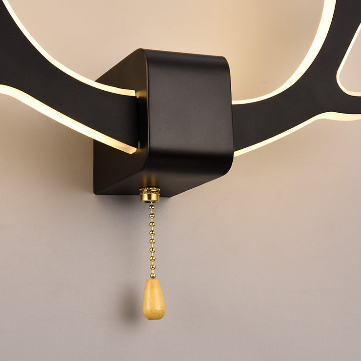 Frendorf | LumiAntler LED Wandleuchte | Nordisches Geweihdesign | Modernes Acryl | Warmes & Kaltes Licht | Kreative Wandlampe