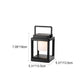 Outdoor Solar Camping Quadrat Tragbare Käfig LED Camping Landschaft Licht