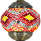Zeitgenössische Retro Eisen Glas Mosaik Globus 1-Licht Wand Sconces Lampe Für Flur