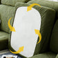 Modernes Blatt Jacquard Wasserdicht Anti-Kratzer Stretch Vollüberzug Sofaüberzug
