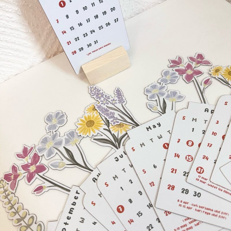 Frendorf | 2024 Bloomy Flowers Tischkalender
