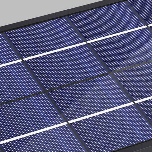 Modern Minimalist Solar Rechteck PC LED Außen Wandleuchte Lampe Für Außenpatio